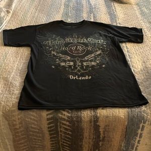 New Black Hard Rock Medium T.